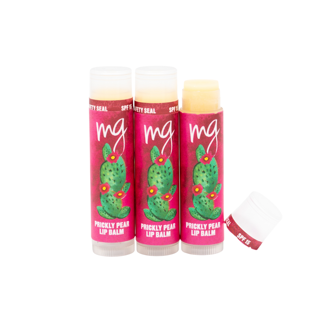 SPF 15 Prickly Pear Hydrating Lip Balm 3 Pack