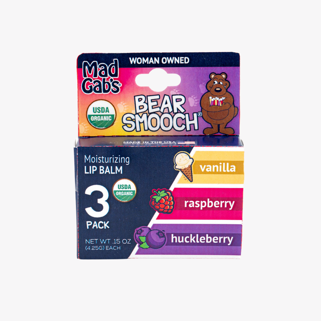 Organic Bear Smooch Lip Balm Assorted Packs