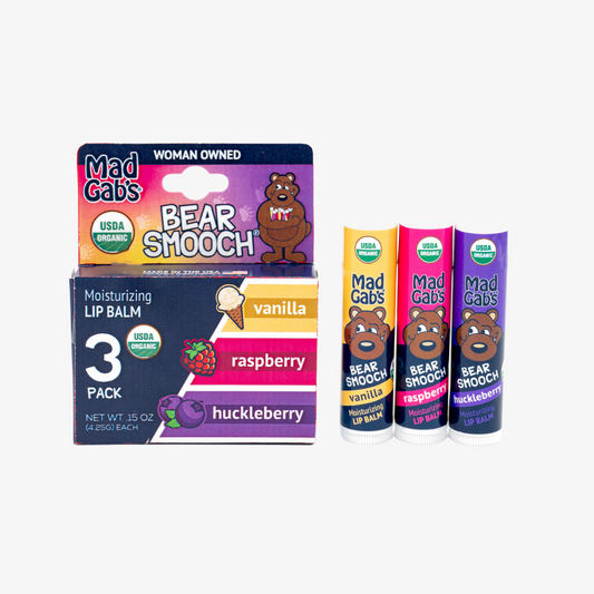 Organic Bear Smooch Lip Balm Assorted Packs