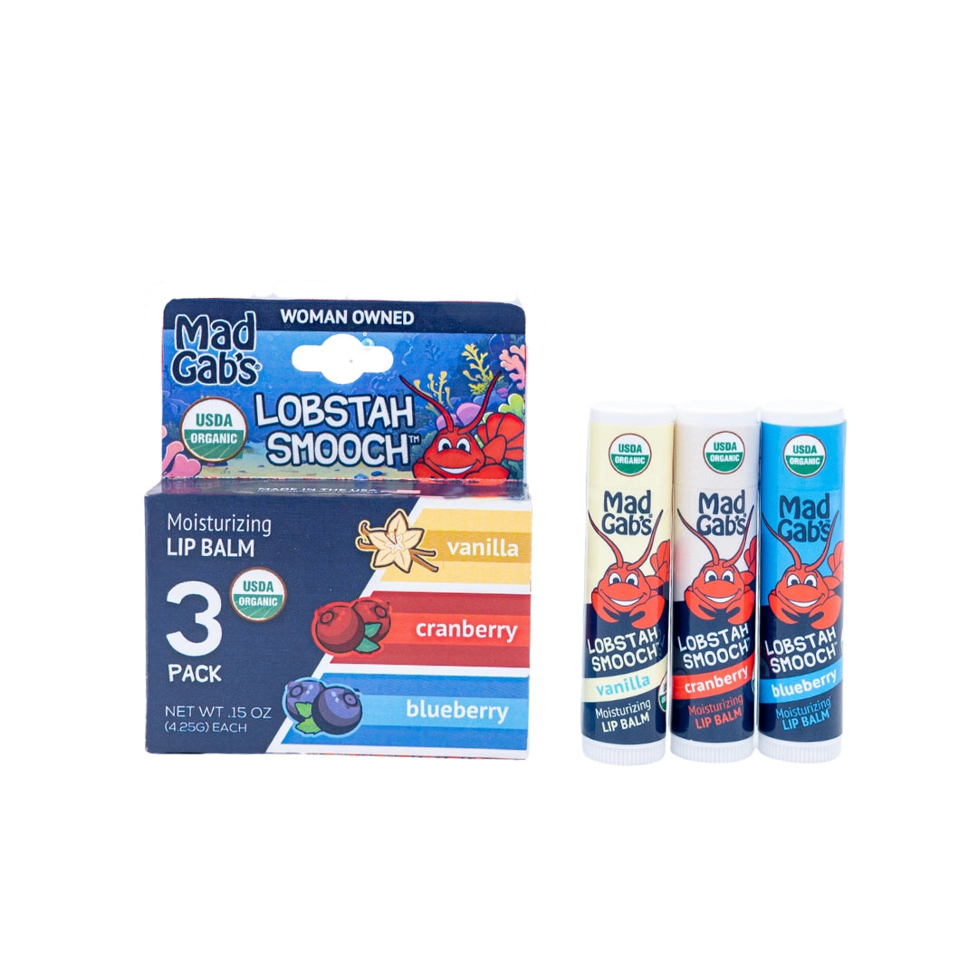 Organic Lobstah Smooch Lip Balm 3 Pack