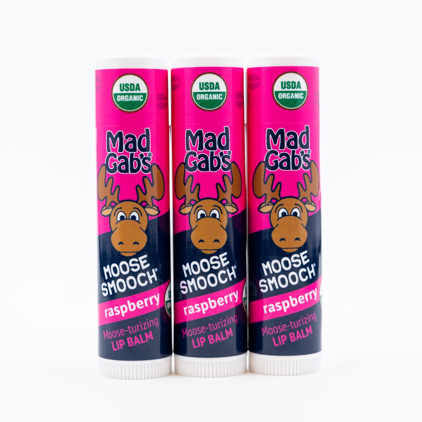 Moose Smooch Raspberry Lip Balm